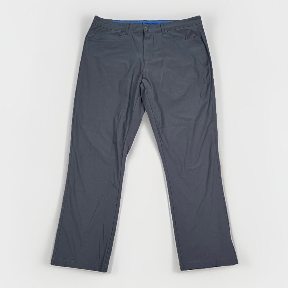 Twillory Pants Mens 36x30 Dark Gray Tailored Fit Performance Fabric Tech Golf